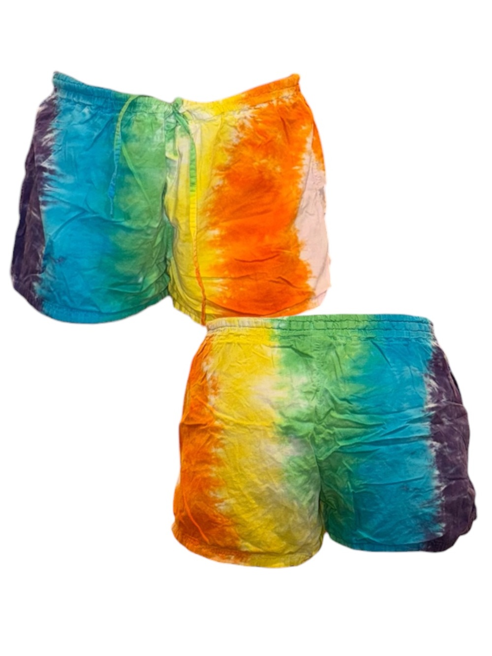 Women's Tie-Dye Rainbow Lounge Shorts